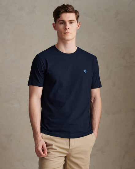 Subtle Texture DHM Tshirt Dark Sapphire Navy