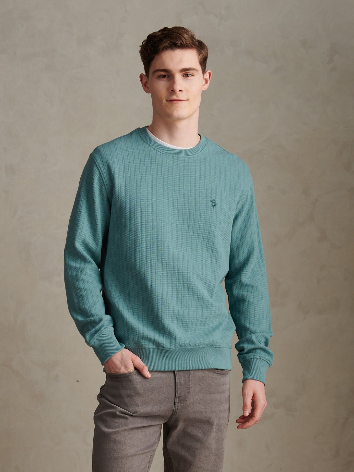 Horizontal Texture DHM Crew Arctic