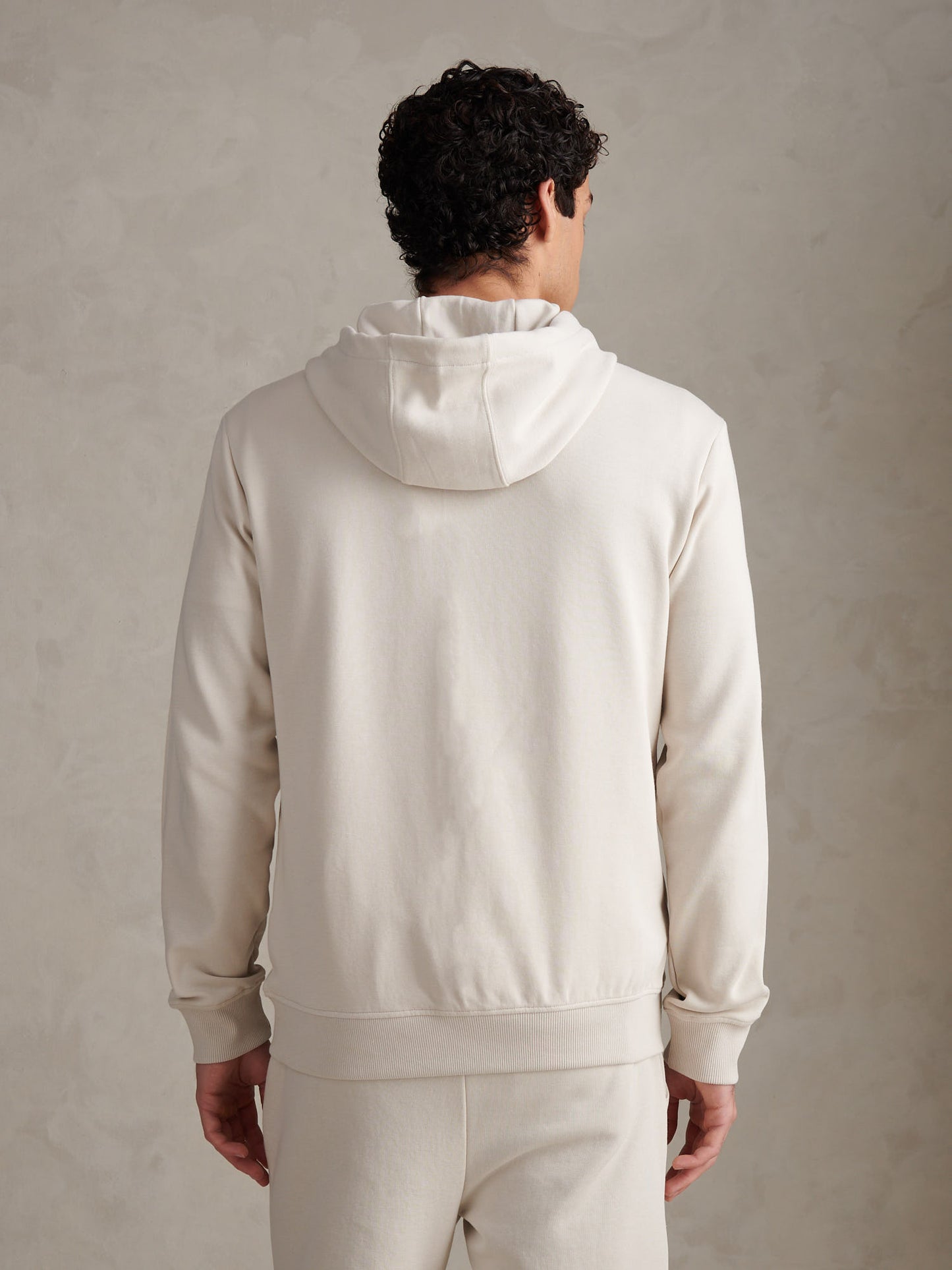 DHM Interlock Zip Hoodie Beige