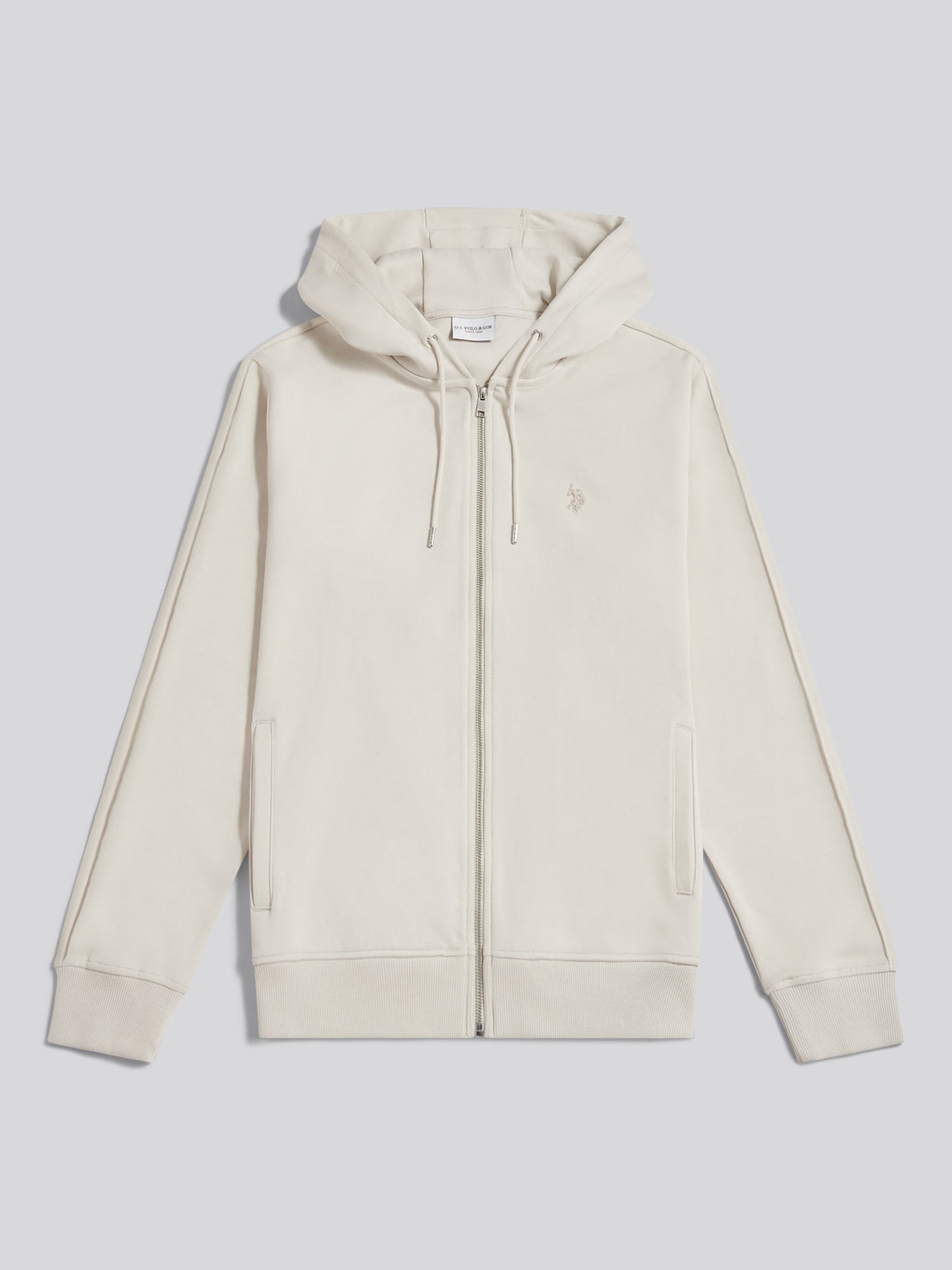 DHM Interlock Zip Hoodie Beige