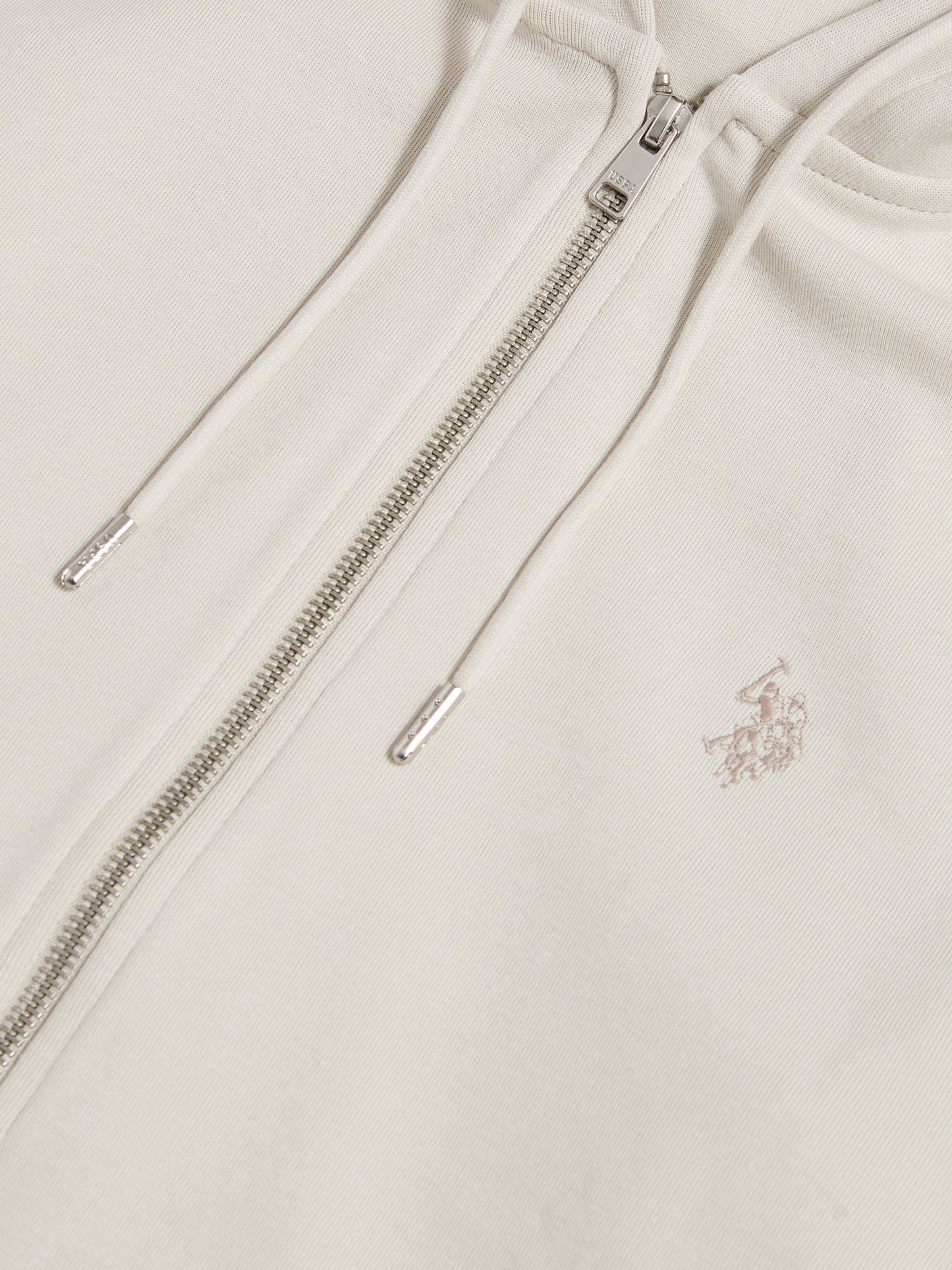 DHM Interlock Zip Hoodie Beige