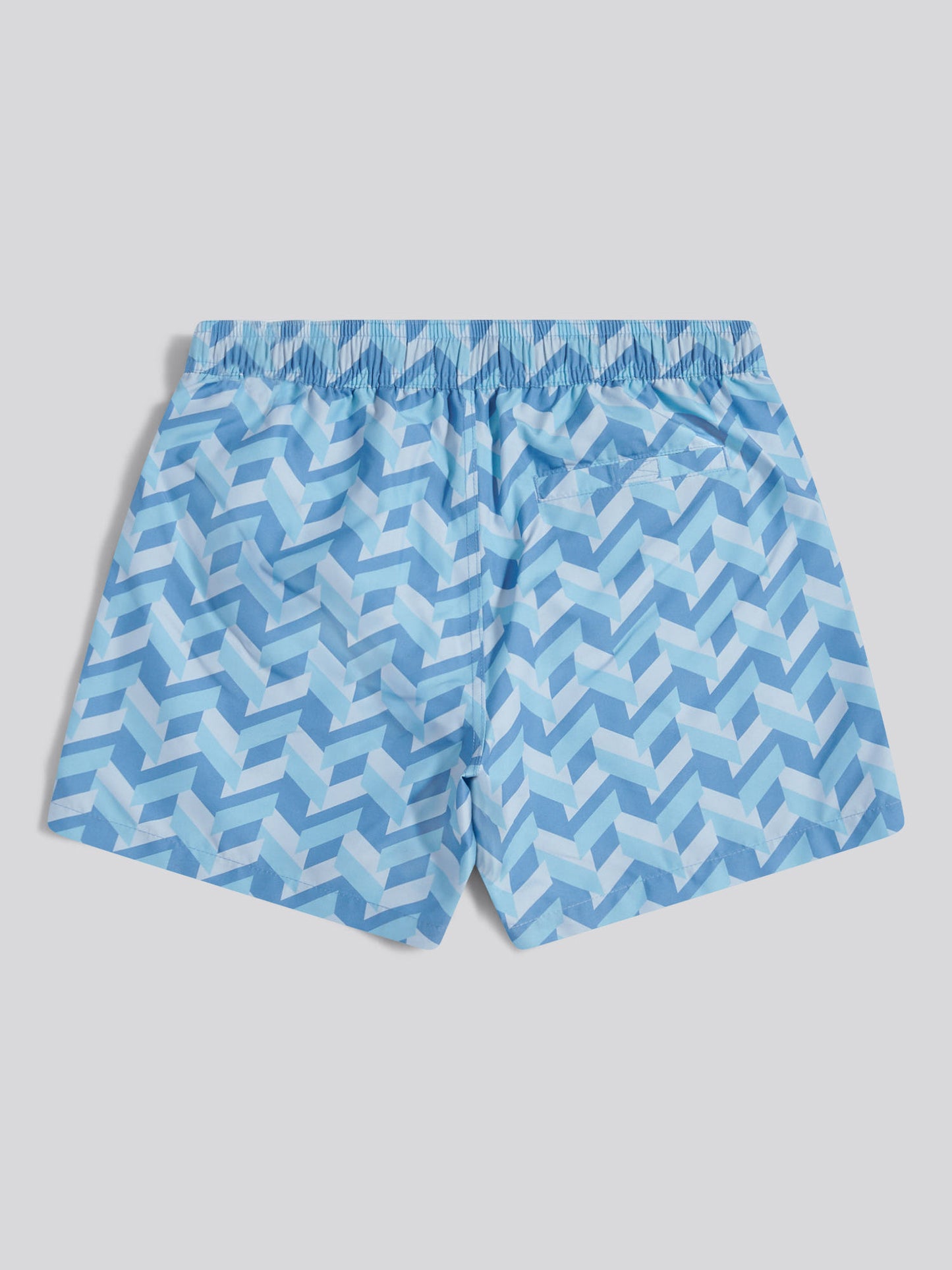 Mens Geo Tile Swim Shorts Riviera