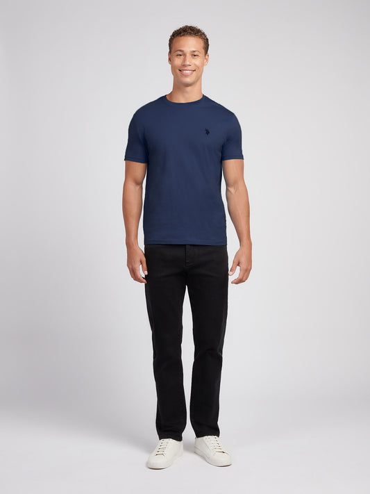 Proste dopasowanie jean czarne mycie