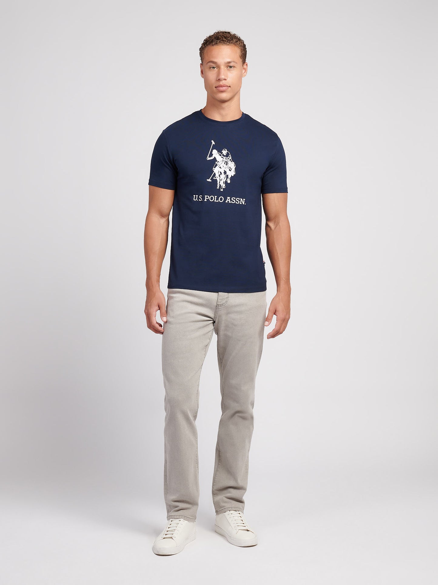 Proste dopasowanie jean ciemnoszara kamienna mycie