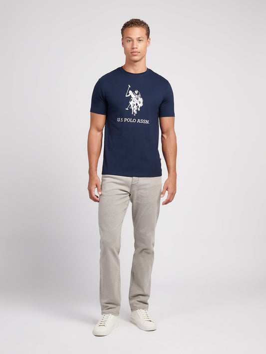 Proste dopasowanie jean ciemnoszara kamienna mycie