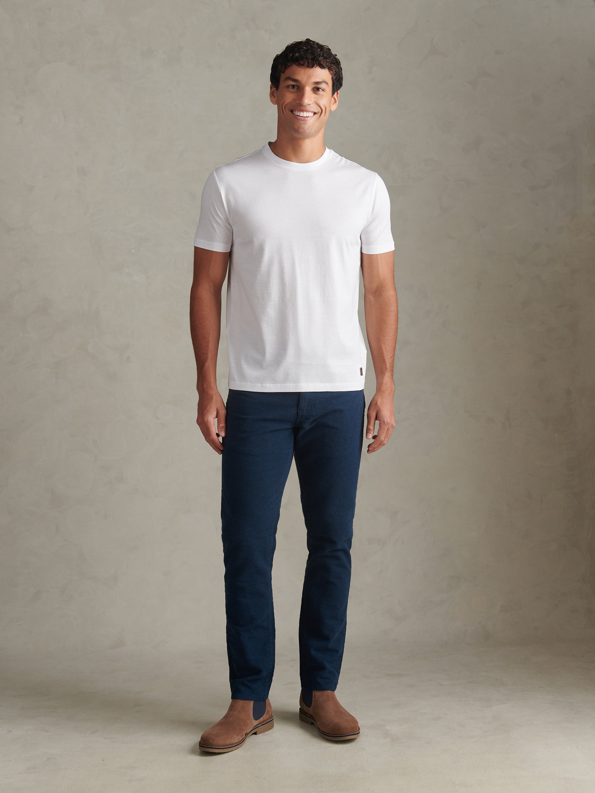 Mens Premium Supima Cotton T-Shirt Bright White