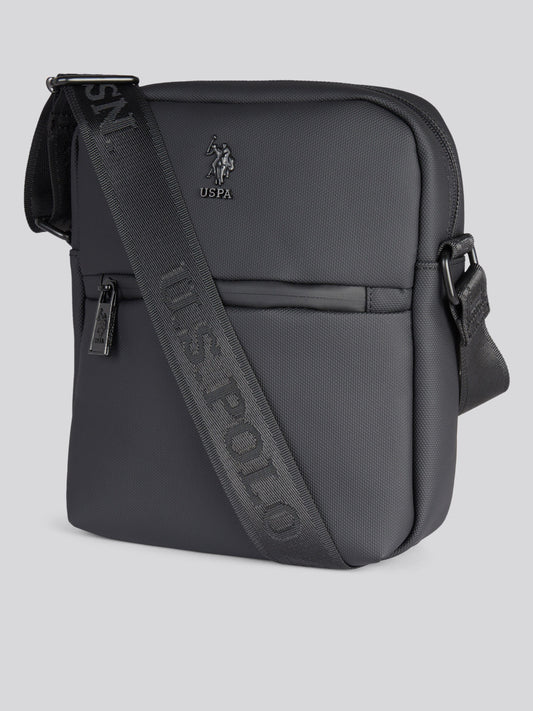 Czarna poliestrowa strzała Crossbody