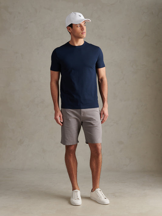 Mens Smart Mercerised T-Shirt Dark Sapphire Navy