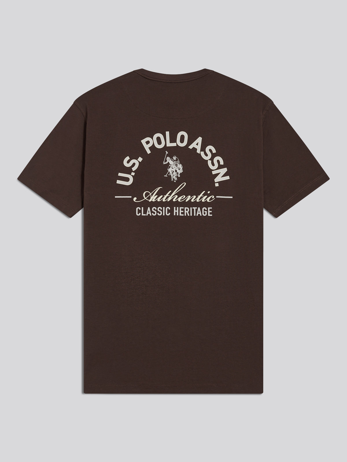 Mens Classic Heritage Front & Back Graphic T-Shirt Bracken