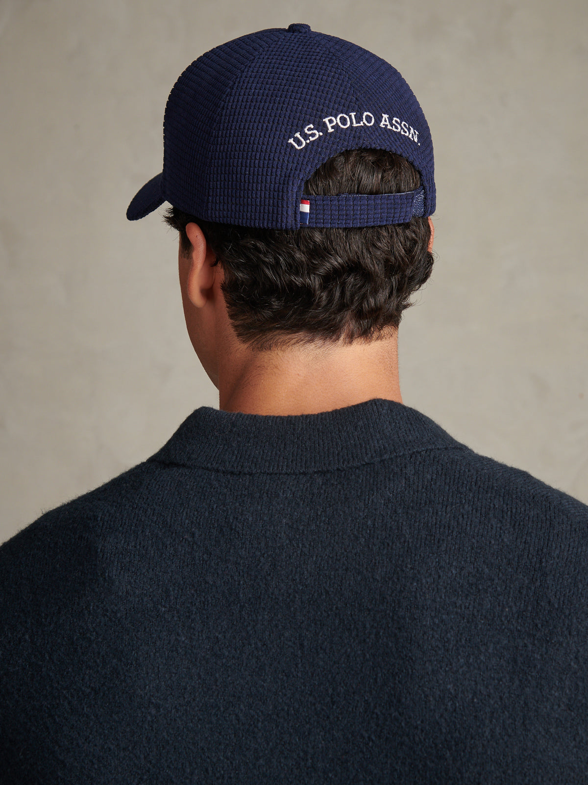 Mens Corduroy Baseball Cap Dark Sapphire Navy