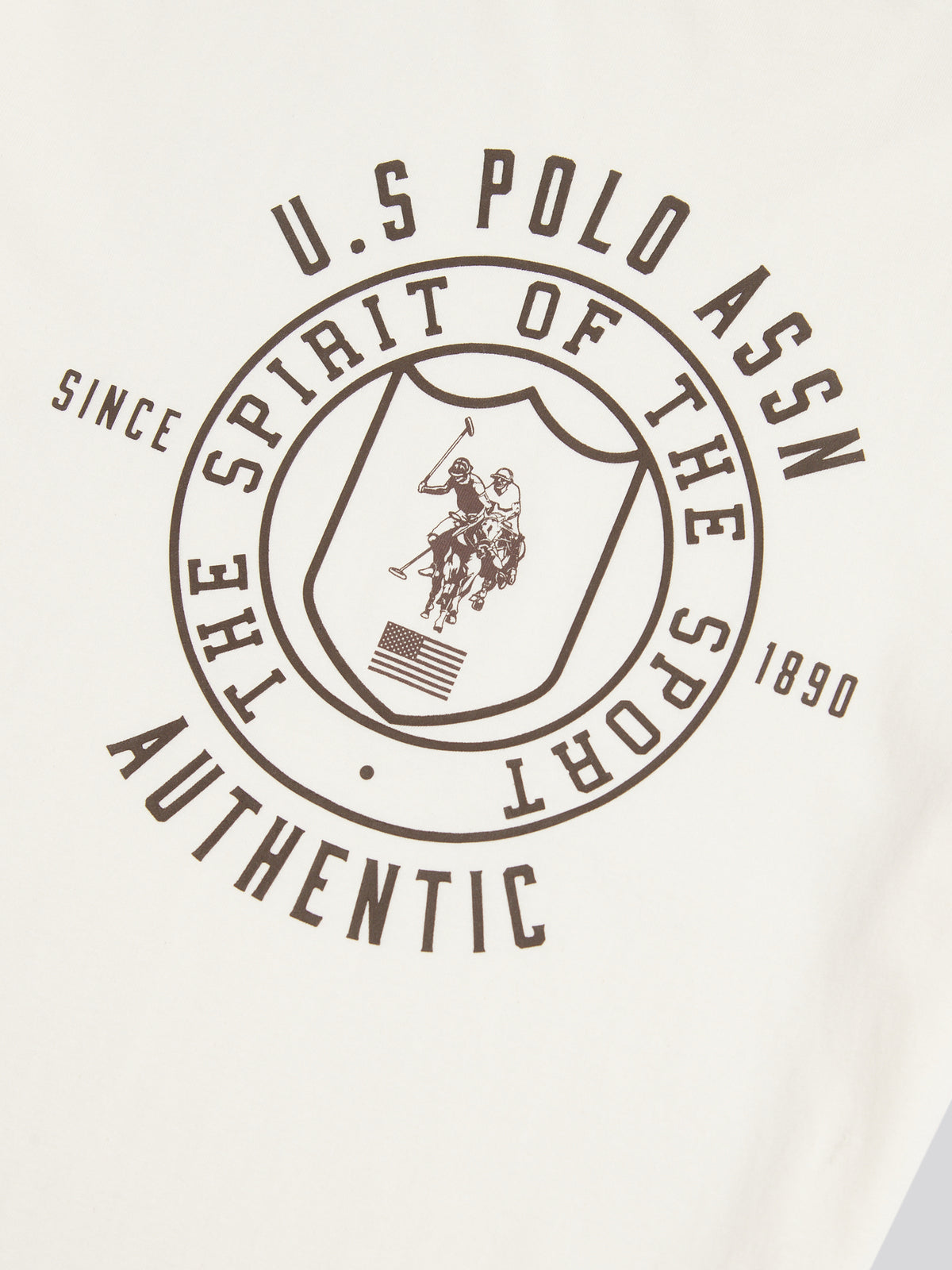Mens Spirit of Sport Graphic T-Shirt Whisper White
