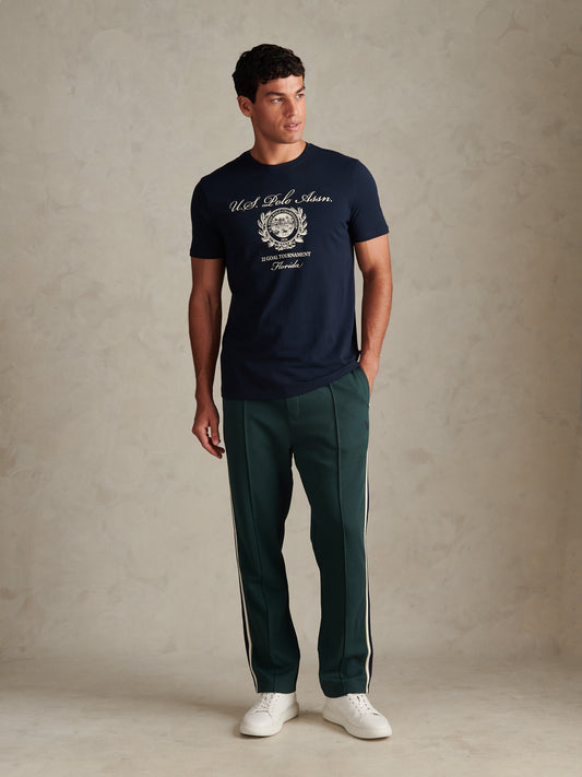 USPA Collegiate Goal T-shirt Dark Sapphire Navy