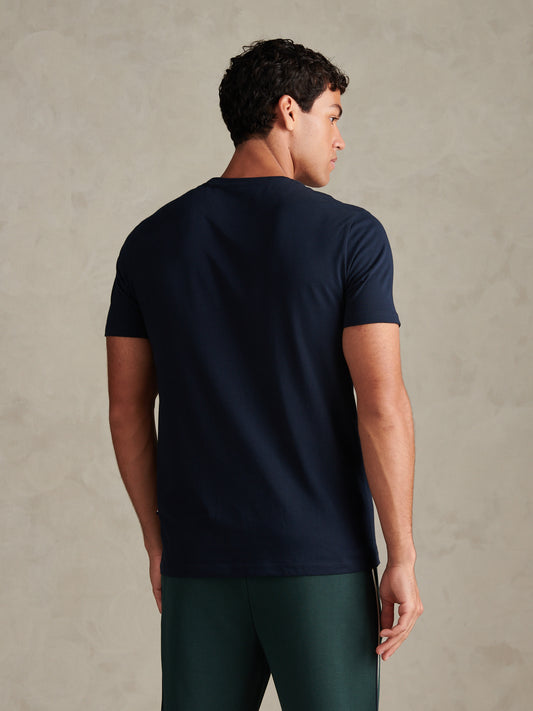 USPA Collegiate Goal T-shirt Dark Sapphire Navy