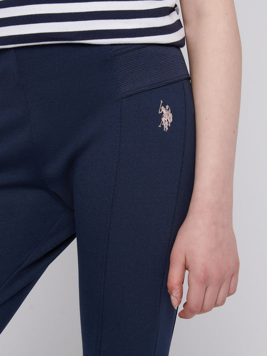 Girls Elastyczne legginsy w talii w Marynarce Wojennej Iris