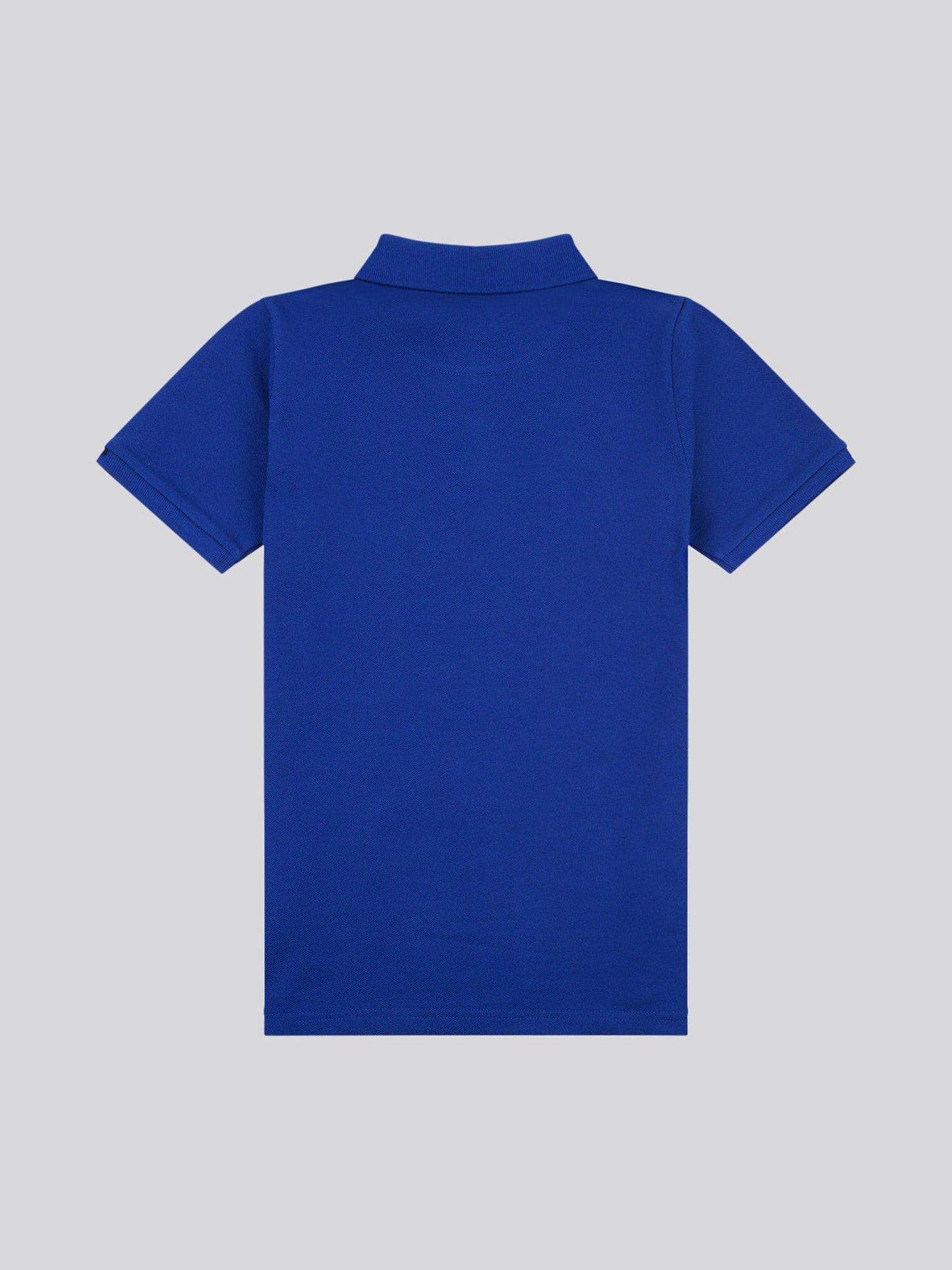 Boys Double Horsemen Polo Shirt in Sodalite Blue