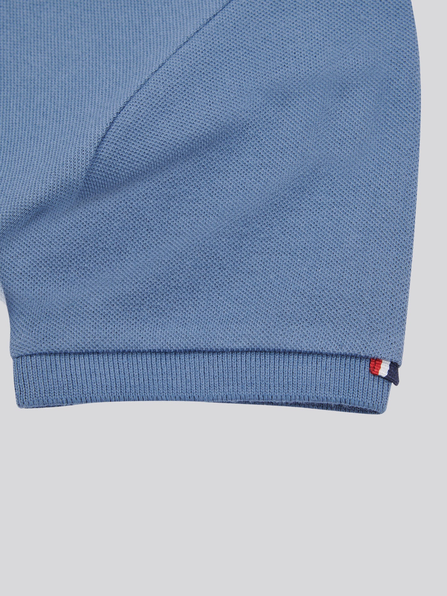 Boys Double Horsemen Polo Shirt in Blue Horizon