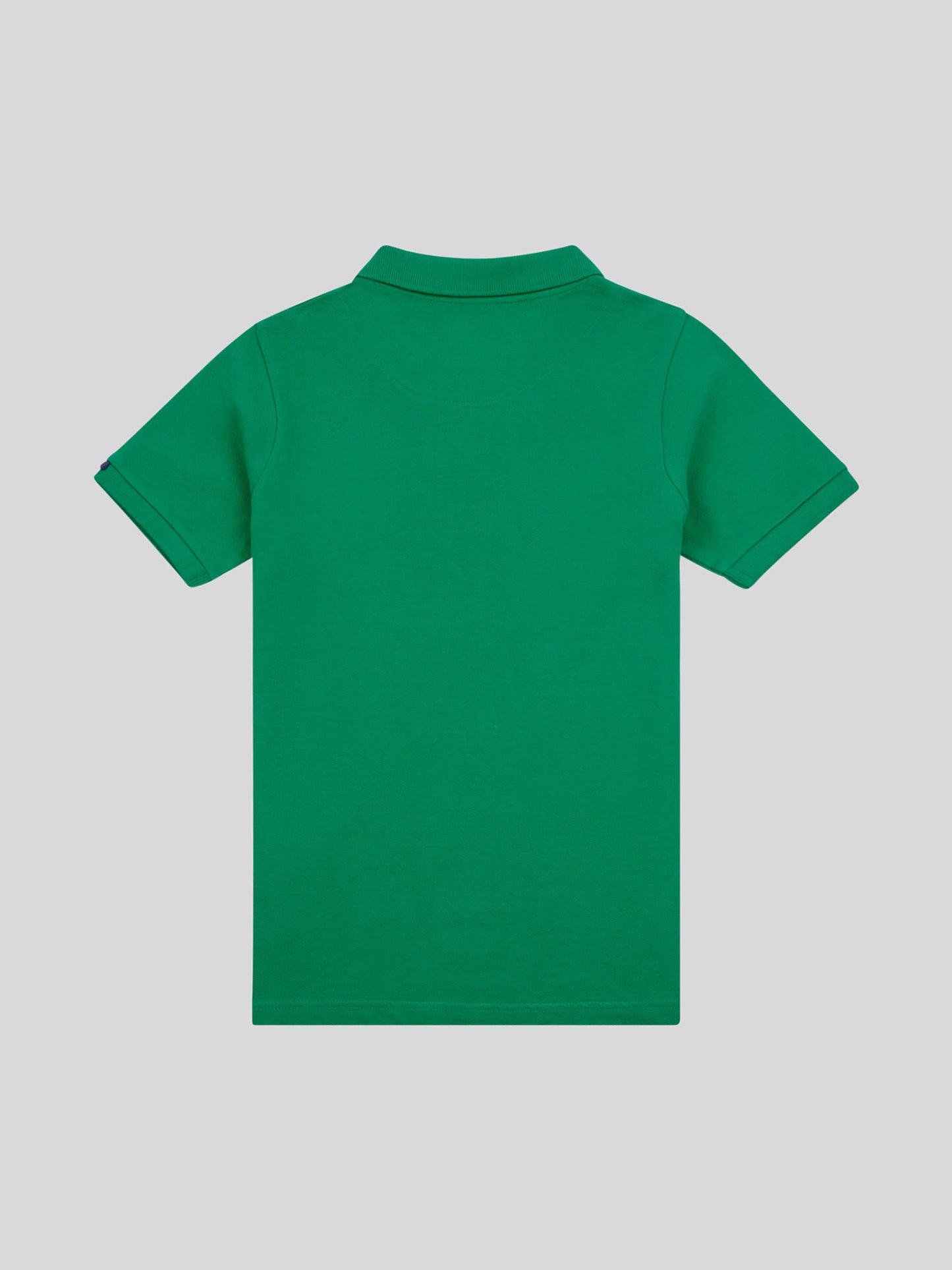 Boys Double Horsemen Polo Shirt in Lush Meadow