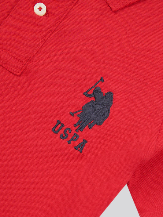 Polo Boy Player 3 Polo w Haute Red
