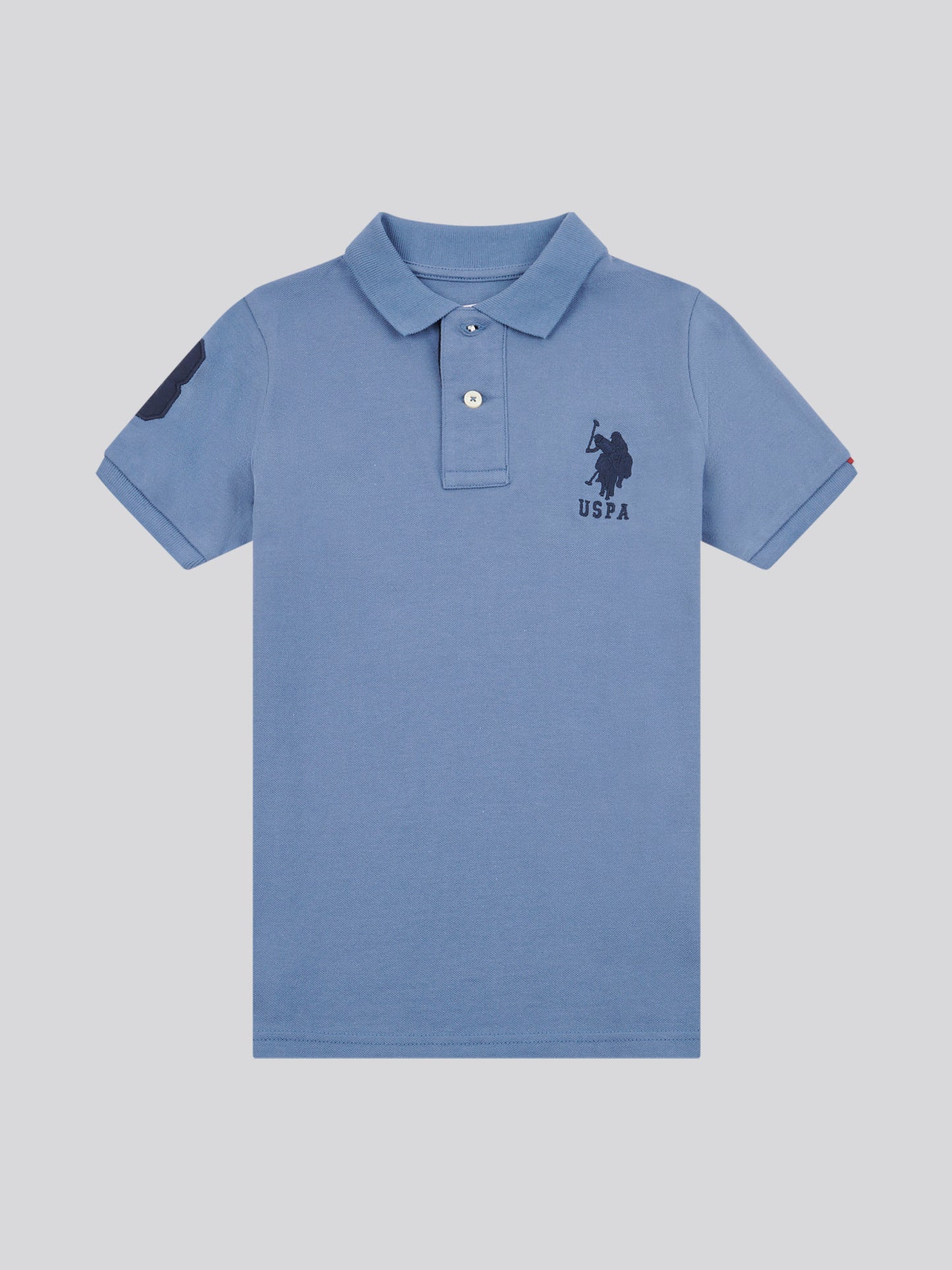 Boys Player 3 Polo Shirt w Blue Horizon