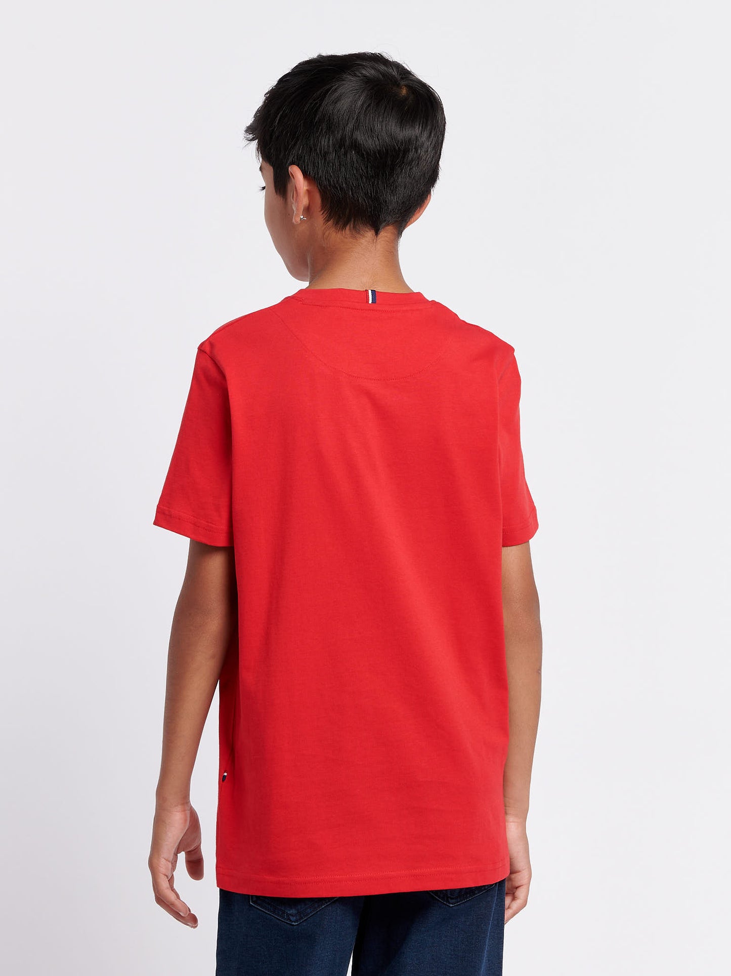 Chłopcy podwójna jeźdźcy T-koszulka w Haute Red