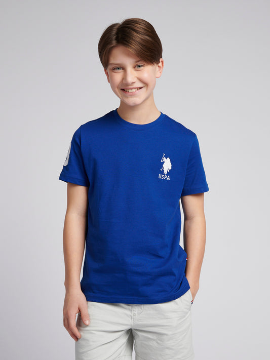 Chłopięcy T-shirt w Sodalite Blue