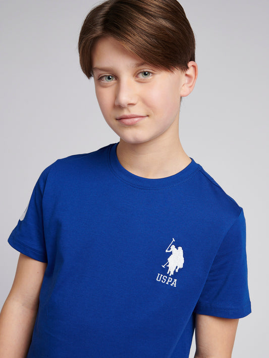 Chłopięcy T-shirt w Sodalite Blue