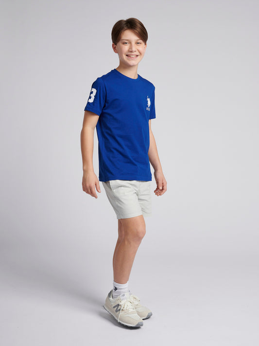 Chłopięcy T-shirt w Sodalite Blue