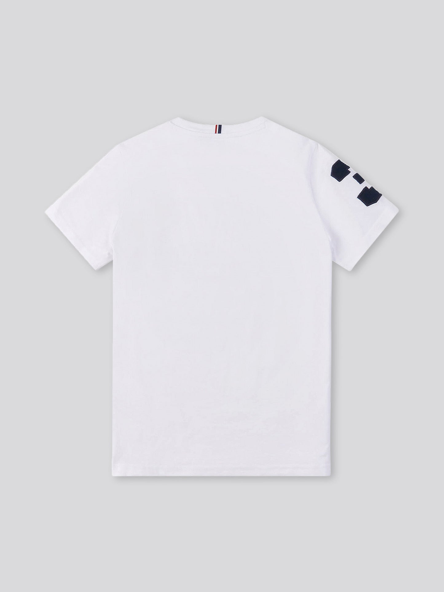 Chłopięcy T-shirt w białym/ciemnym szafirze granatowy DHM