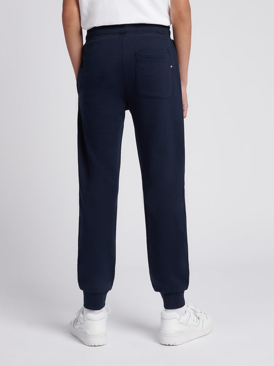 Chłopcy Double Jogen Jogger w ciemnym szafirowym granatowym/haute Red Dhm