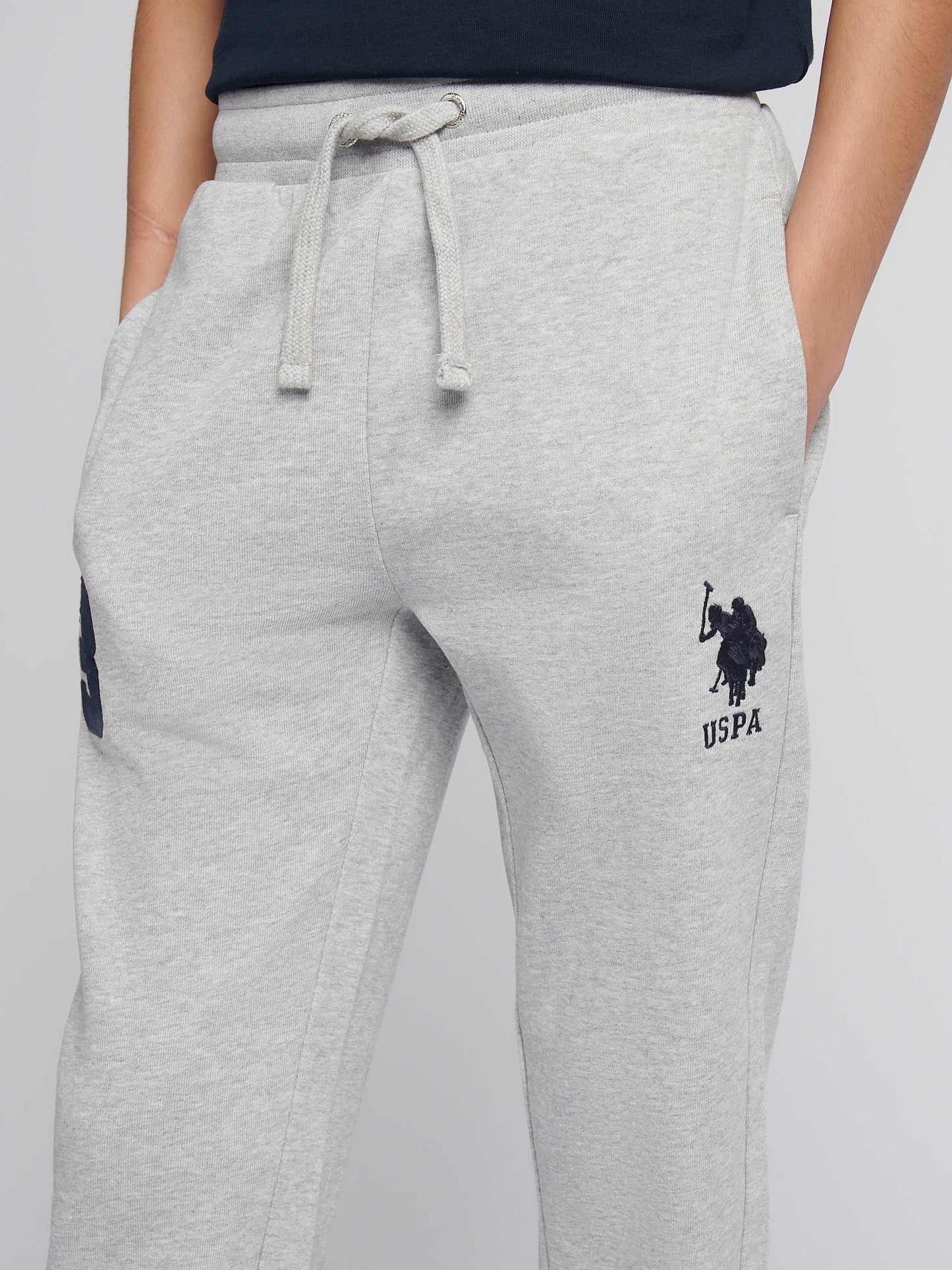 Boys Player 3 Jogger in Mid Grey Marl