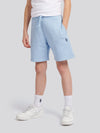 Chłopcy podwójnie jeźdźcy poci się krótko w Chambray Blue
