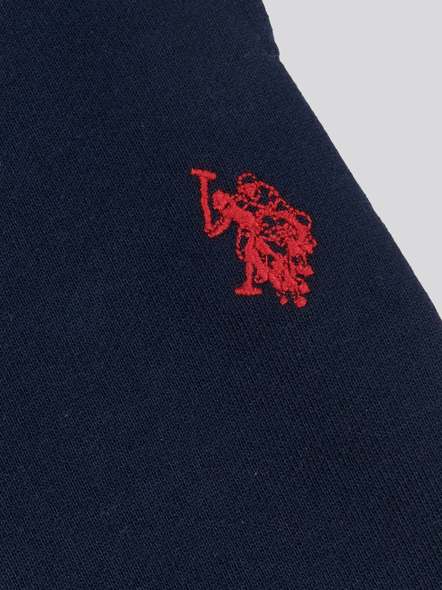 Chłopcy podwójnie jeźdźcy Poci się w ciemnym szafirowym granatowym/haute Red Dhm