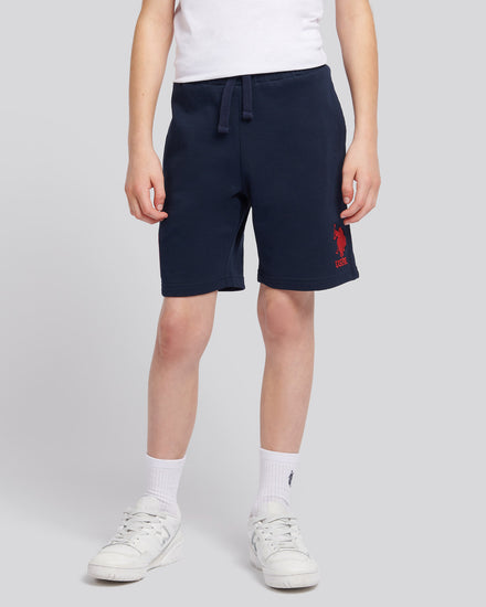 Boys Player 3 Sweat w ciemnym szafirowym granatowym/haute Red DHM