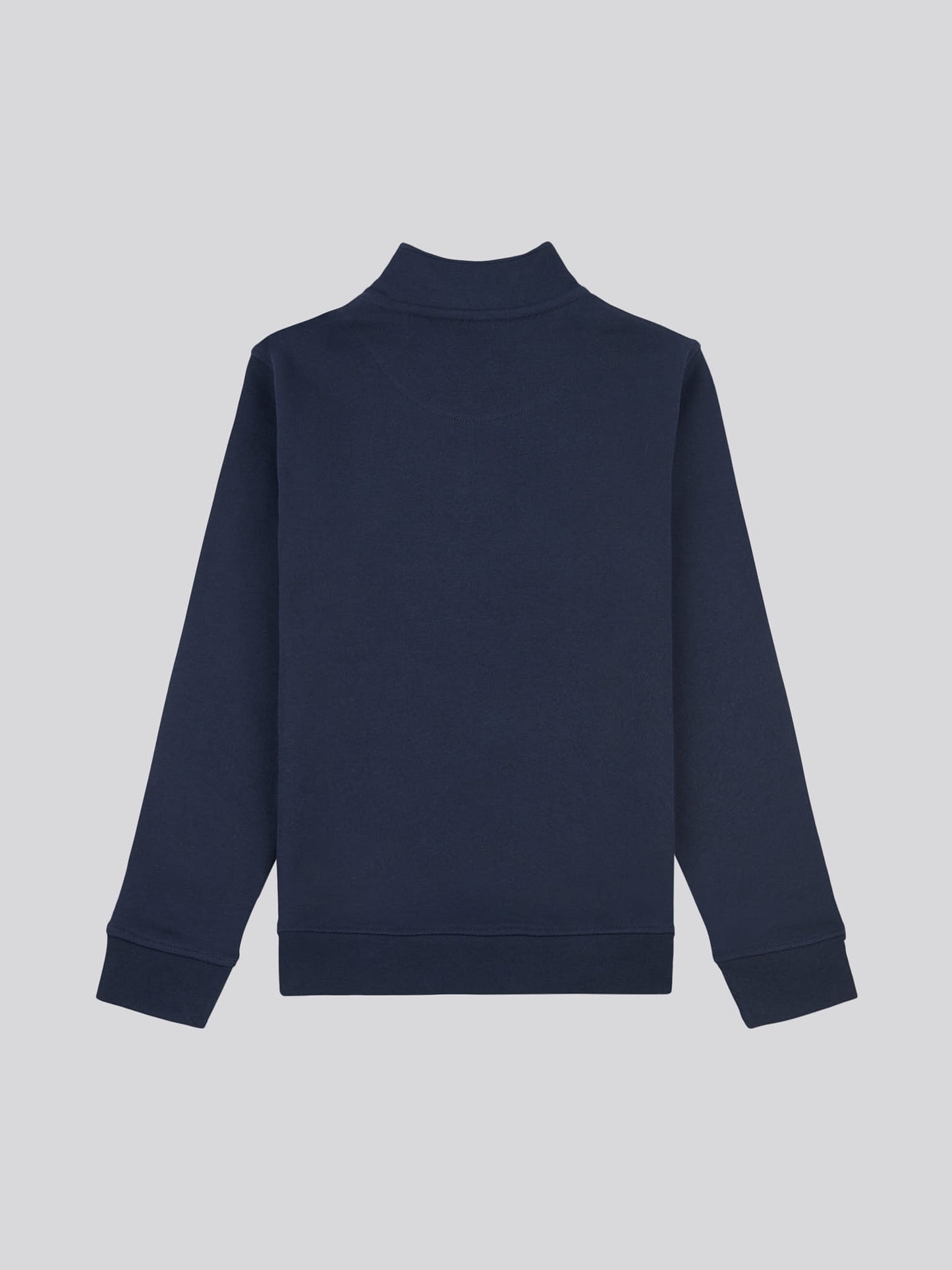 Chłopcy podwójne jeźdźcy 1/4 Zip w ciemnym szafirowym granatowym/haute Red Dhm