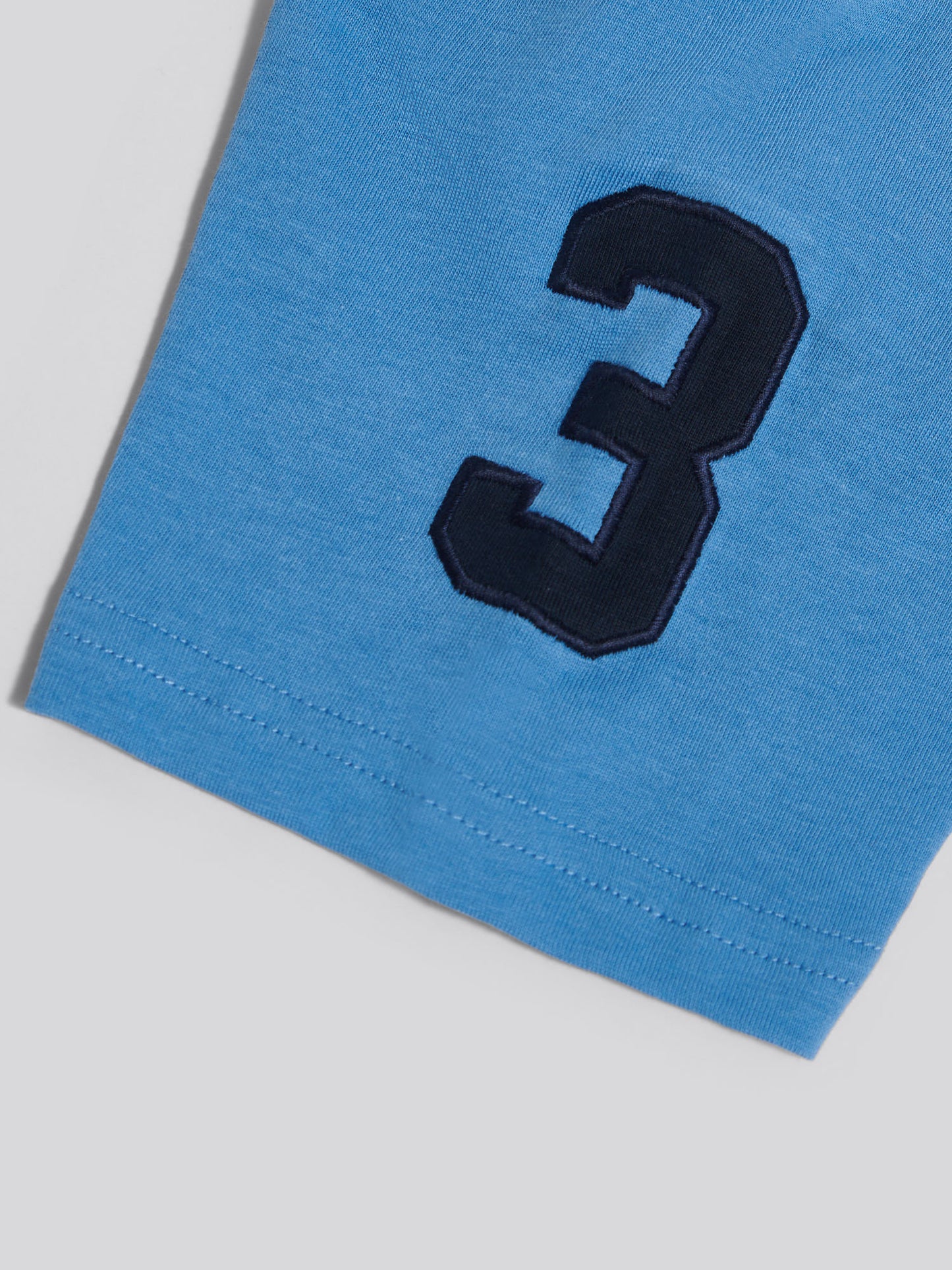 Boys Player 3 Colour Block T-Shirt Bright White