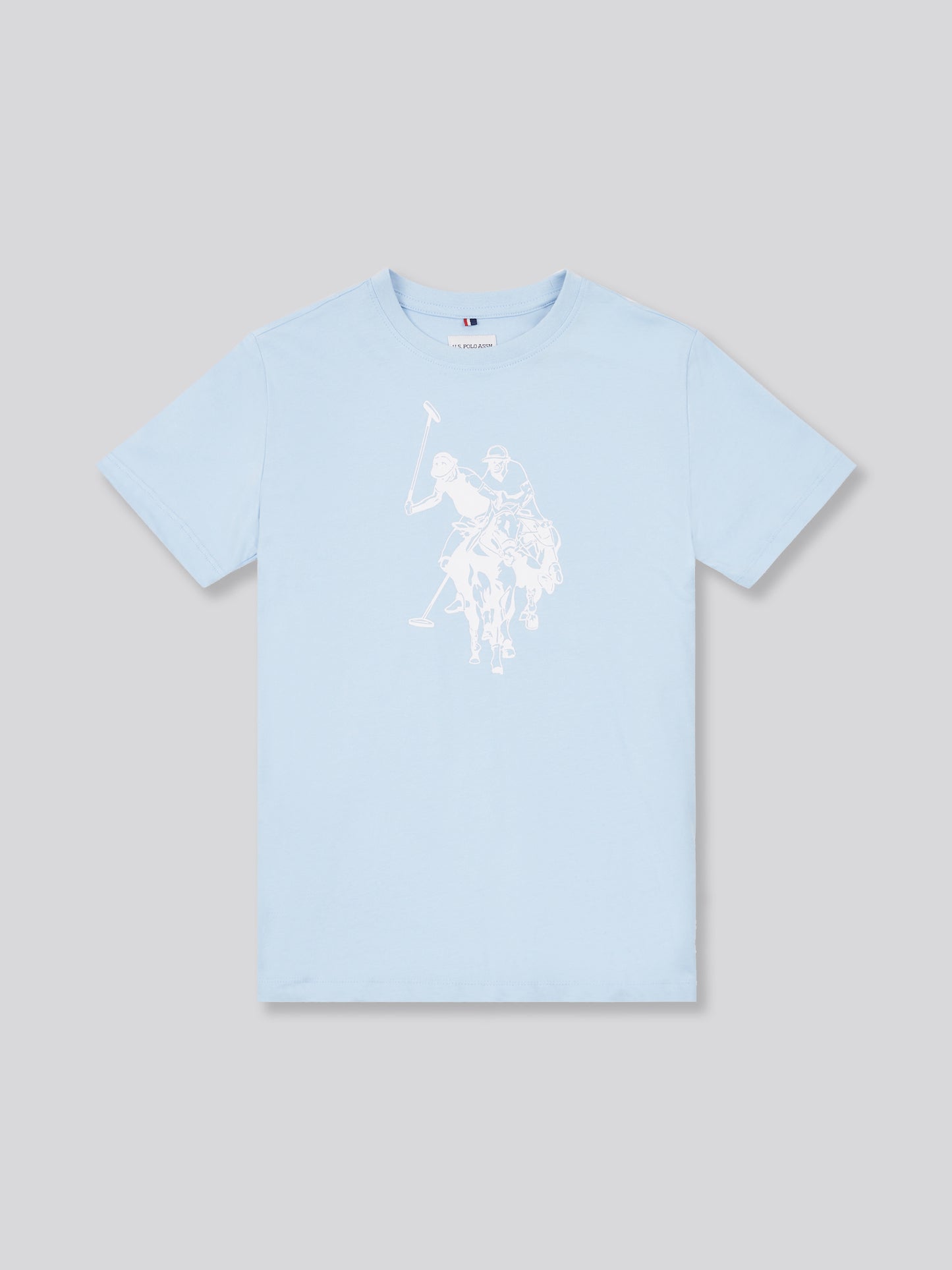 Chłopcy podwójne jeźdźcy graficzne T-shirt w Chambray Blue