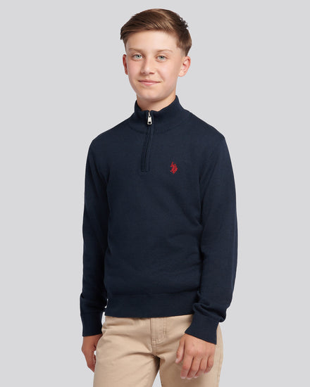Dzianin Botton Rich Felenel Dark Sapphire Navy/Haute Red DHM