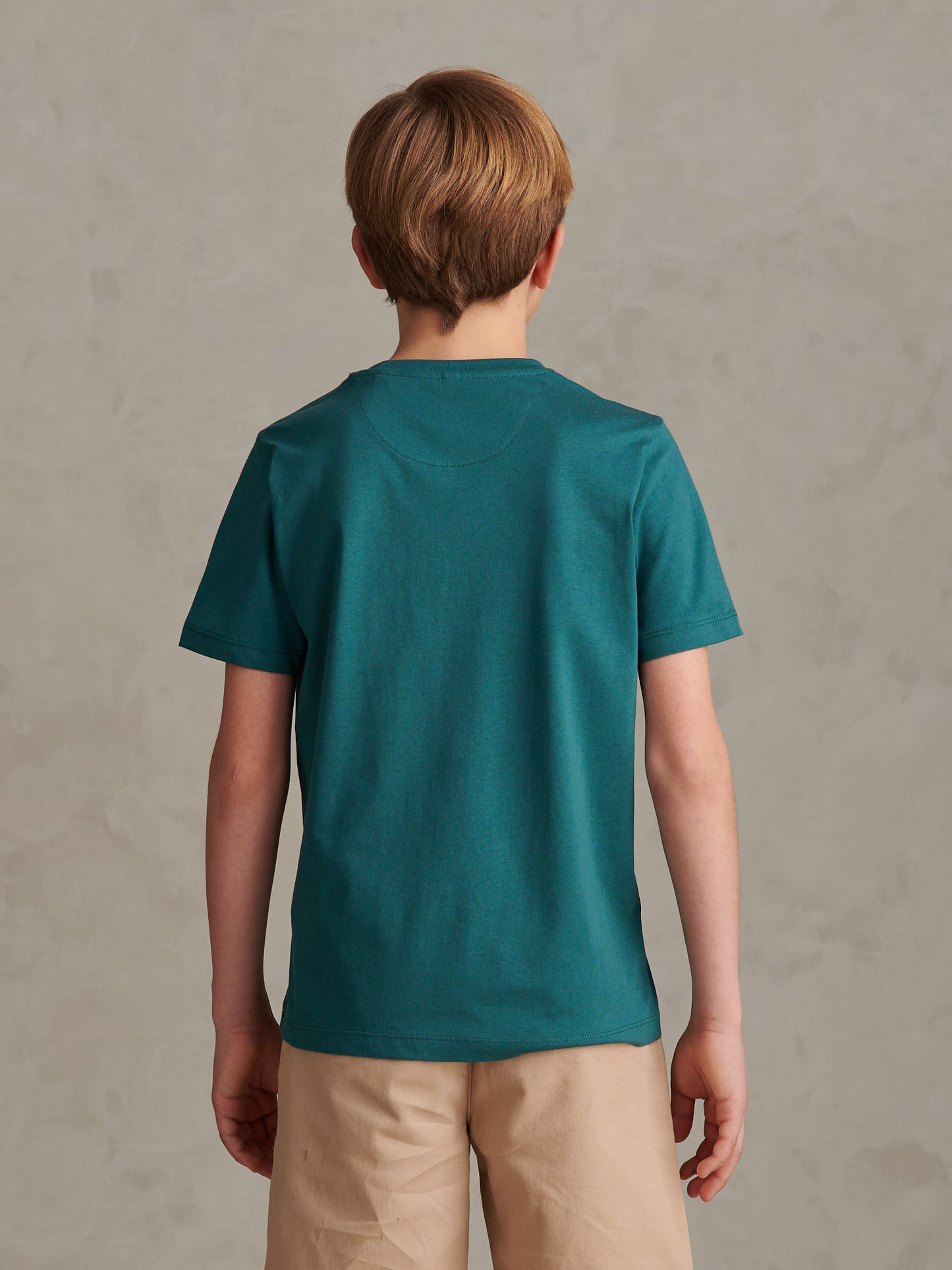 Boys Signature Arch Print T-Shirt Mediterranea