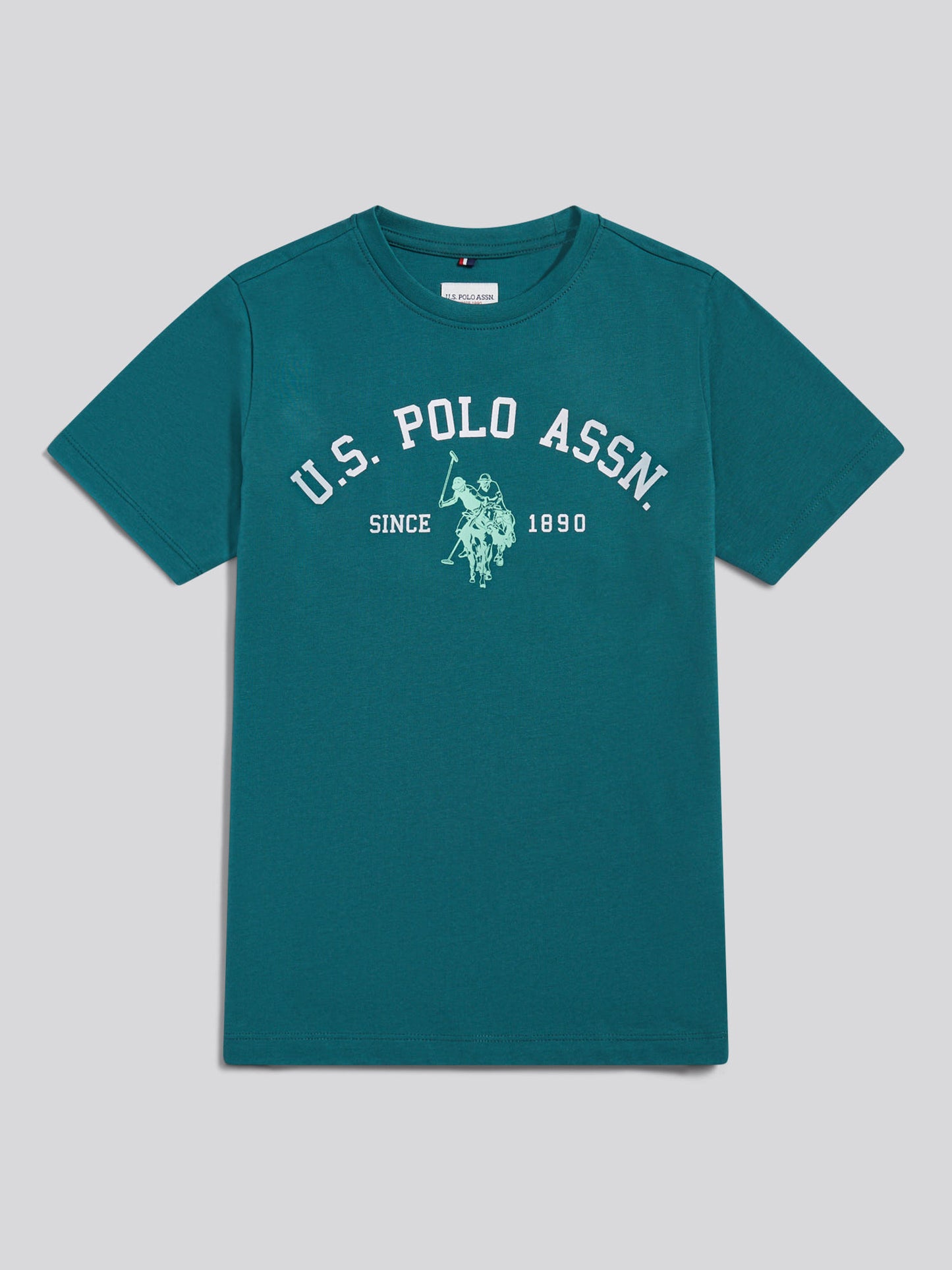 Boys Signature Arch Print T-Shirt Mediterranea