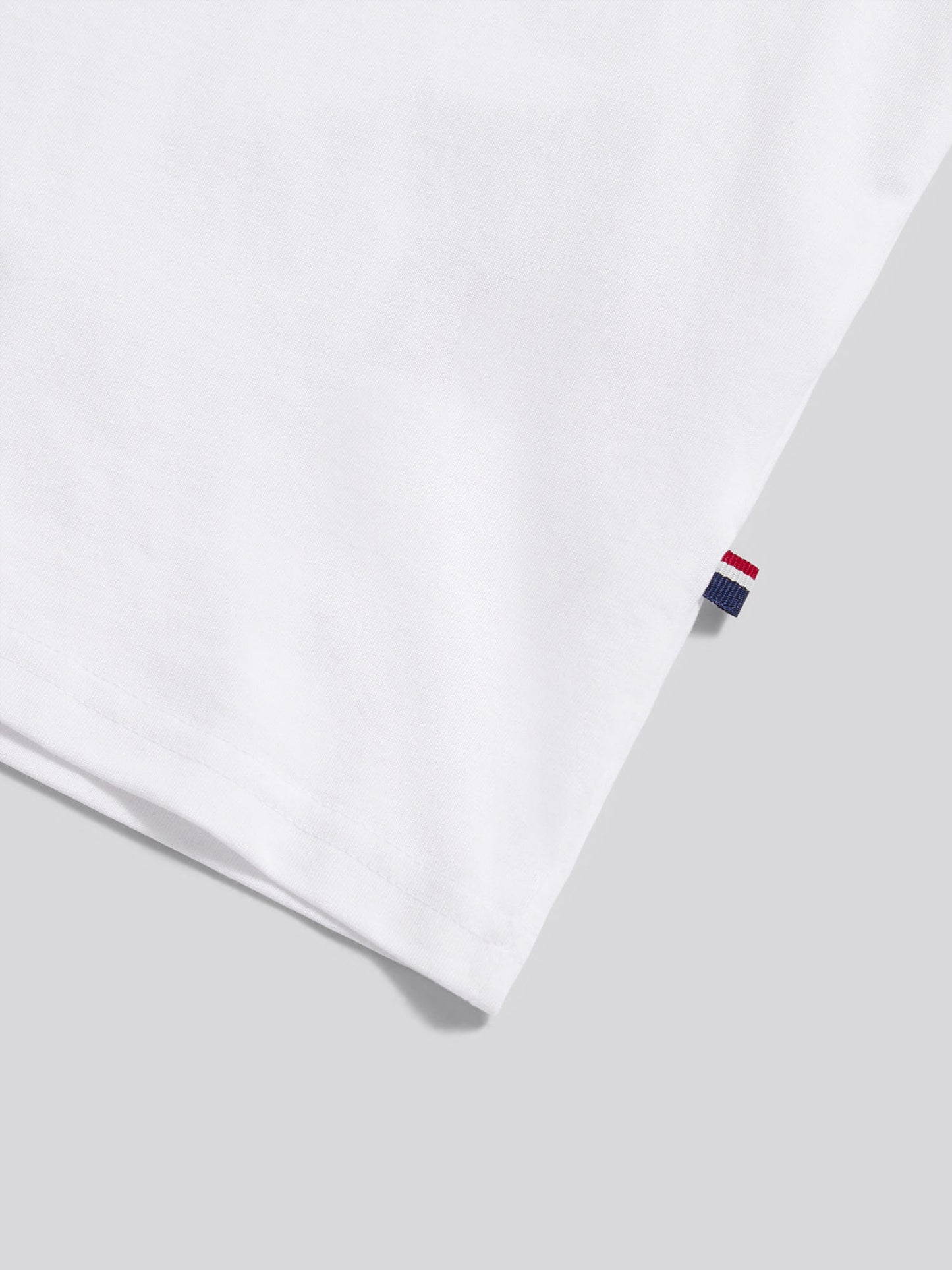 Dhm tshirt biały/ciemny szafir granatowy dhm