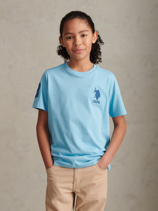 Boys Player 3 T-Shirt Air Blue