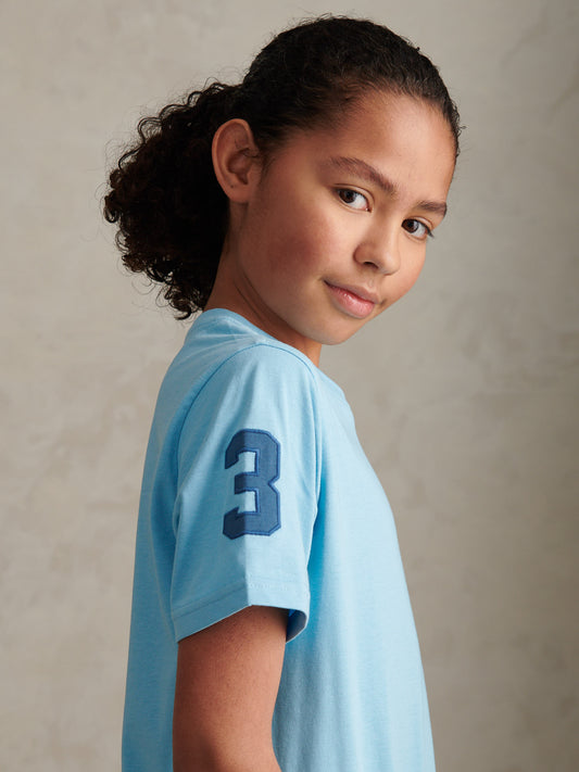 Boys Player 3 T-Shirt Air Blue