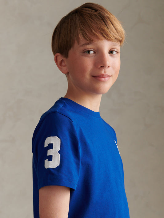 Boys Player 3 T-Shirt Sodalite Blue