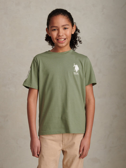 Boys Player 3 T-Shirt Sea Spray