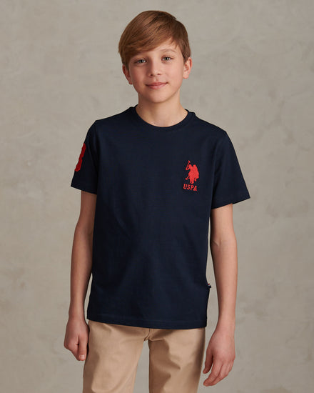 Player 3 Tshirt Dark Sapphire granat/haute czerwony DHM