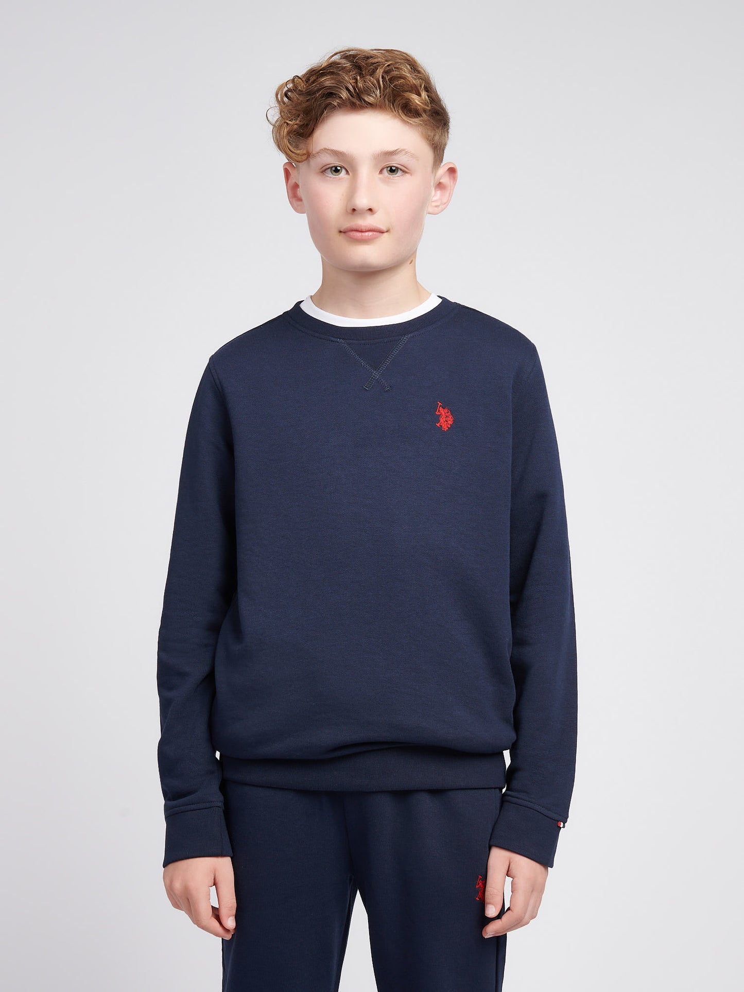 DHM LB Crew Dark Sapphire Navy/Haute Red Dhm