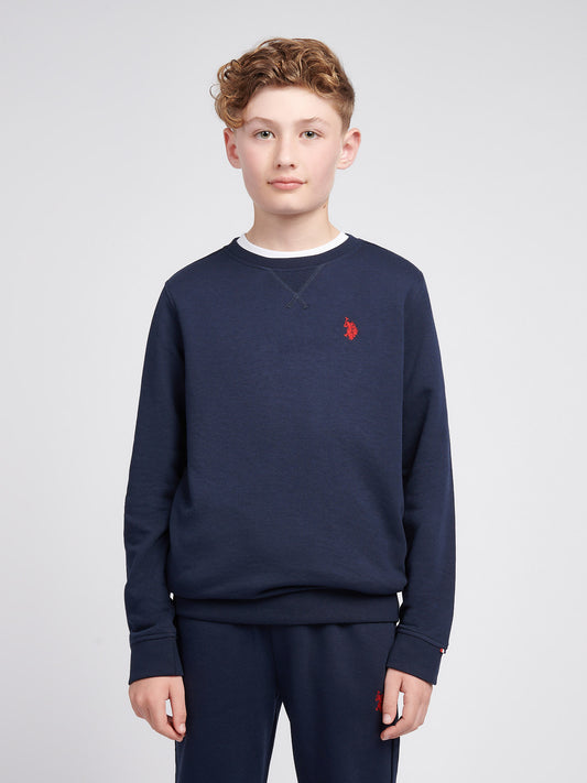 DHM LB Crew Dark Sapphire Navy/Haute Red Dhm