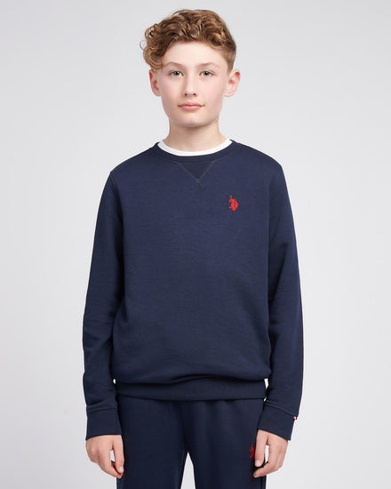 DHM LB Crew Dark Sapphire Navy/Haute Red Dhm