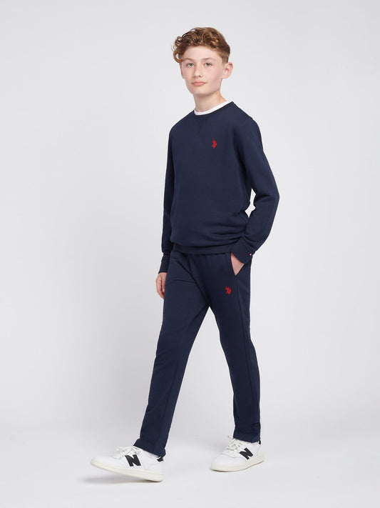 DHM LB Crew Dark Sapphire Navy/Haute Red Dhm