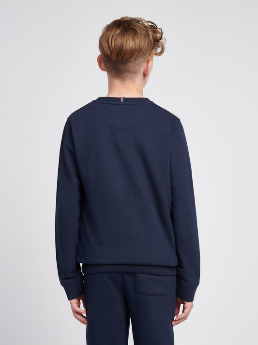DHM LB Crew Dark Sapphire Navy/Haute Red Dhm